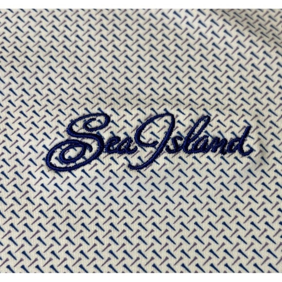 Holderness Bourne Performance Stretch Golf Polo Shirt Sea Island Resort Size 2XL - Picture 7 of 8